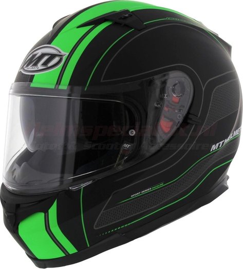 MT Helmets Blade SV Zwart Groen KartKings Nl Kart Onderdelen