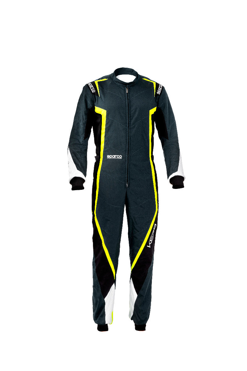 Sparco Bordsteinoverall Kinder grau/gelb/schwarz