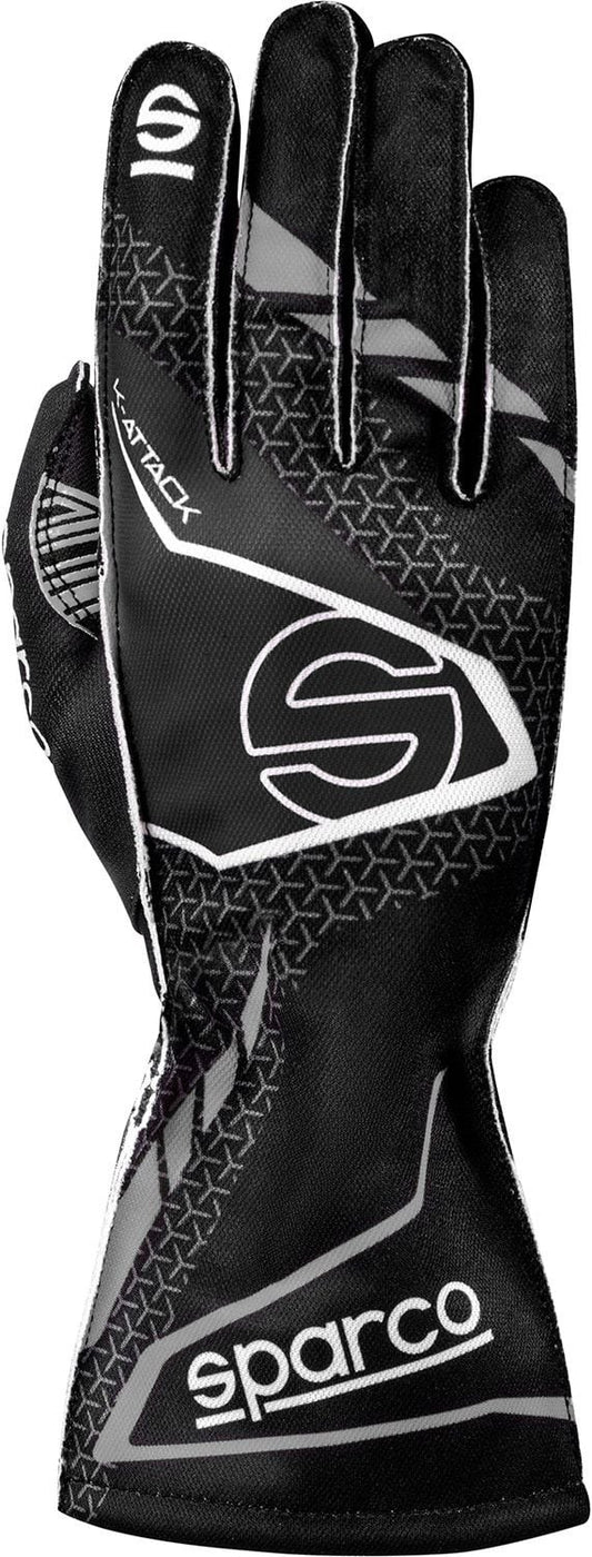 Sparco K-attack kart handschoenen zwart / grijs