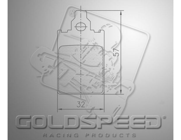 Goldspeed Remblok Set DINO TYPE VORNE