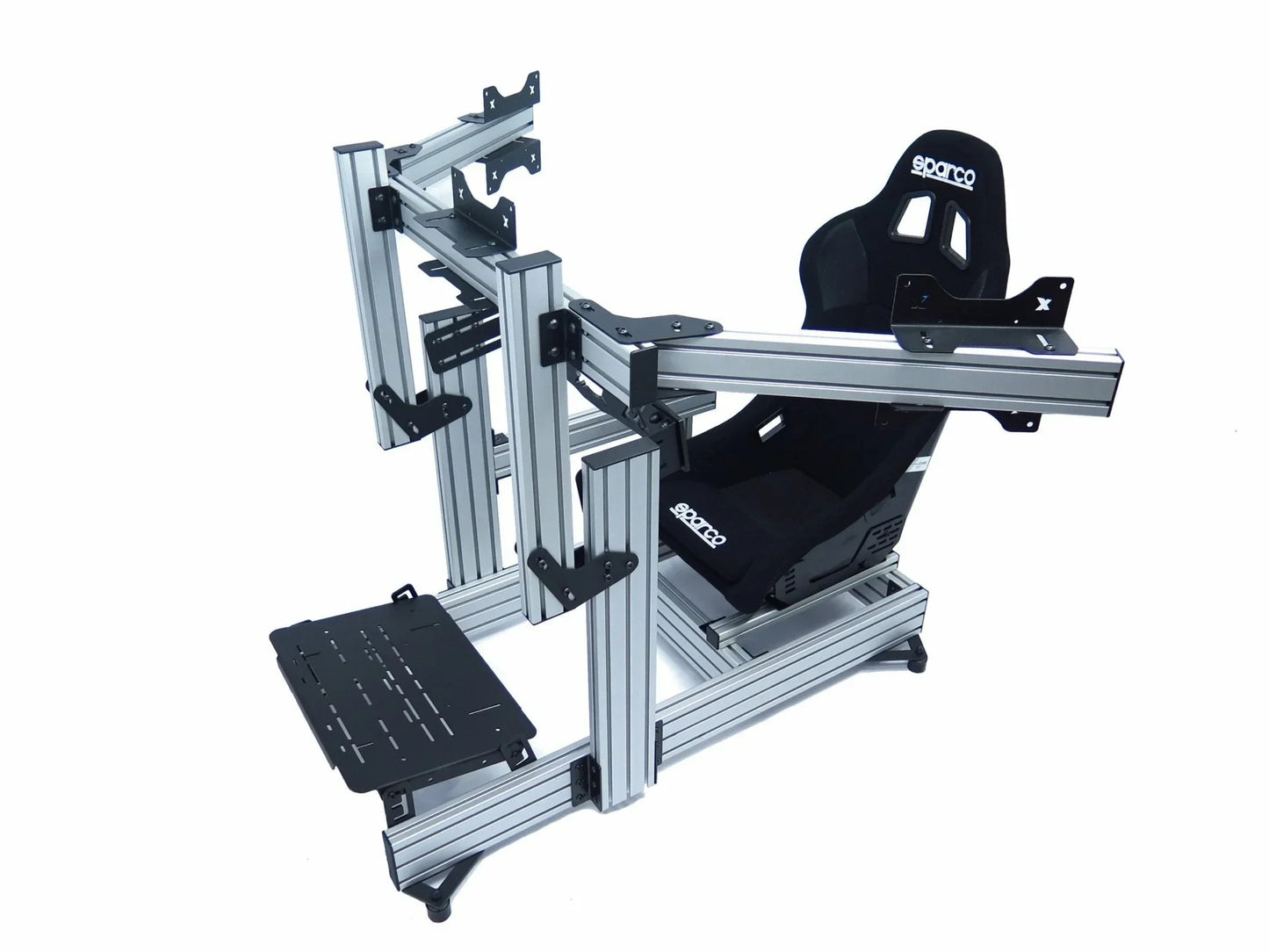 SimXPro® Integrated triple screen setup heavy VESA 100-200 Black