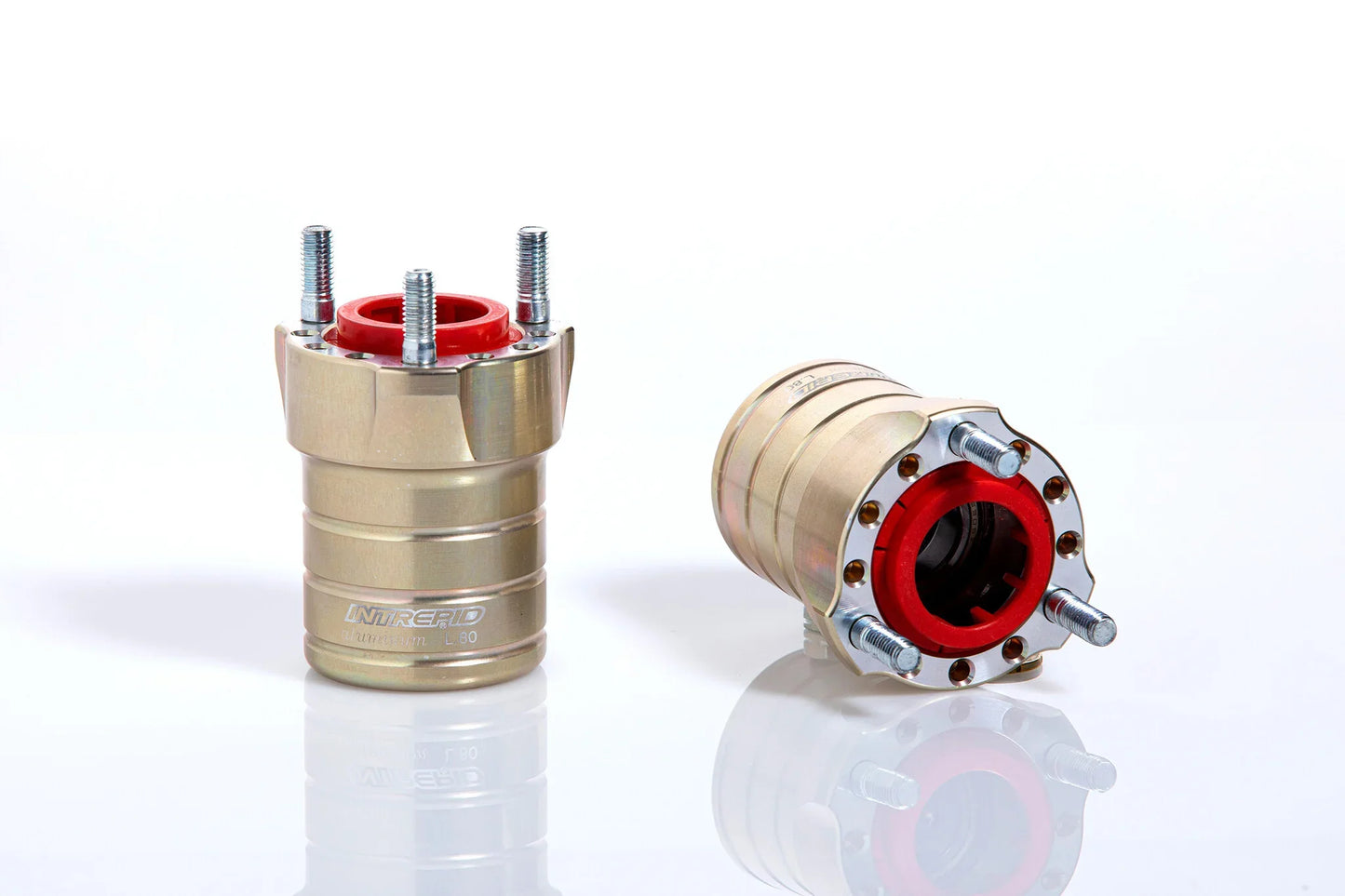 Intrepid voorwielnaaf 25x80mm set van twee - KartKings