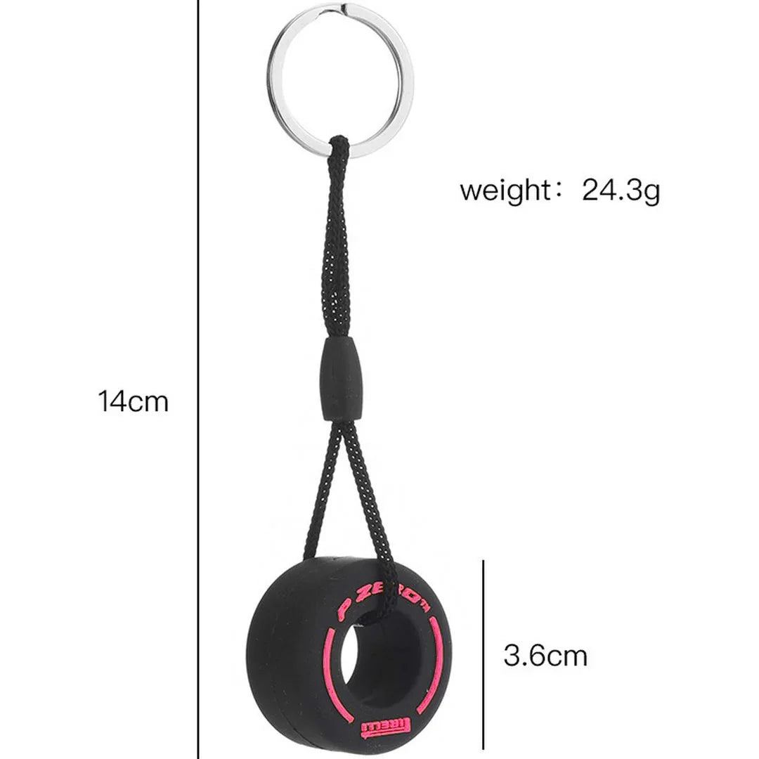 Formule 1 sleutelhanger Ultrasoft band | Paars | Pirelli | P Zero | Keychain | F1 - KartKings