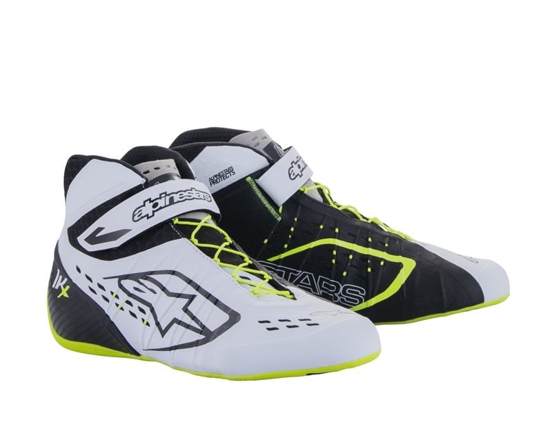 Alpinestars Tech-1 KX V2 Schwarz/Weiß/Fluoreszierendes Gelb