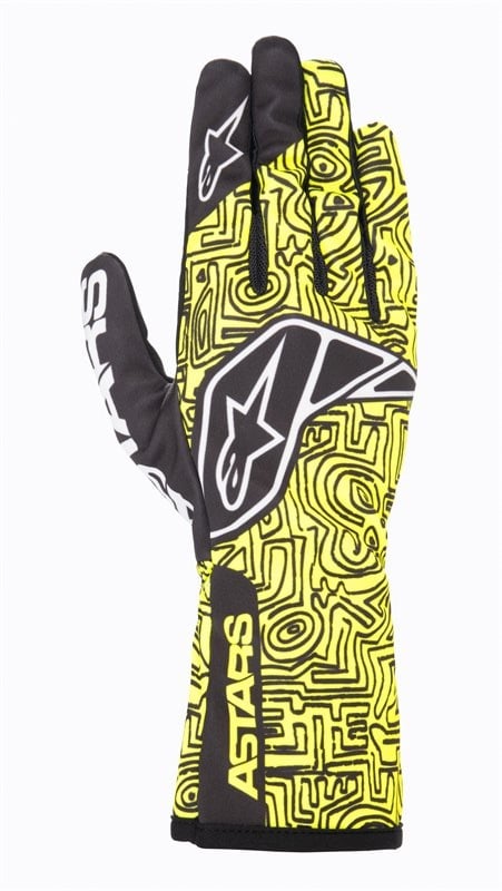Alpinestars Tech 1-K V2 Vertical Handschuh Gelb/Schwarz