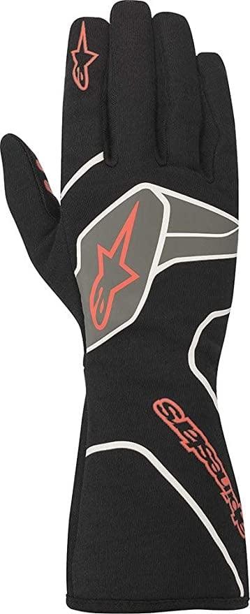 Alpinestars tech 1 race V2 FIA gloves zwart/rood - KartKings