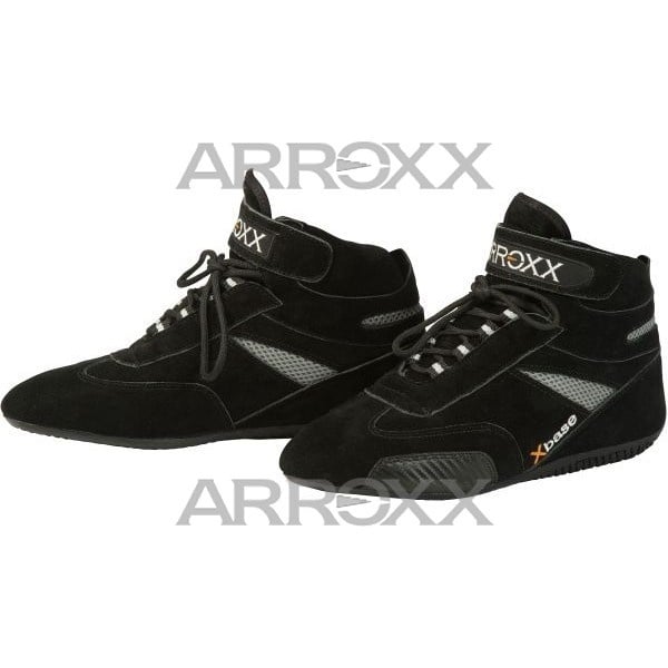 Arroxx Xbase Kartschuhe Schwarzes Leder