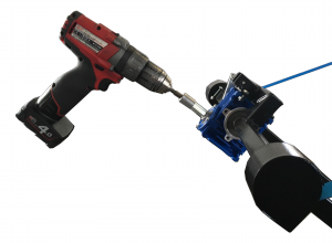 Dalmi Kart Lift über Bohrmaschine angetrieben