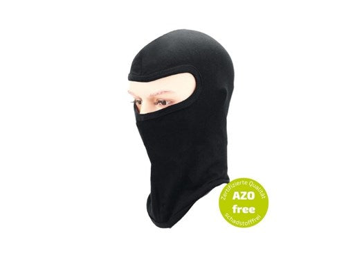 Balaclava extra licht 50/50 Poly-Cotton Mix / one seam zwart