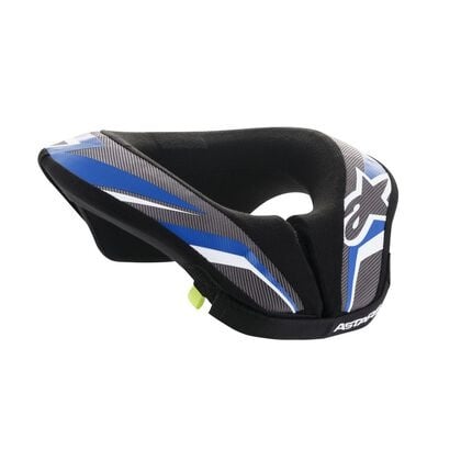 Alpinestars neck support kids zwart / blauw