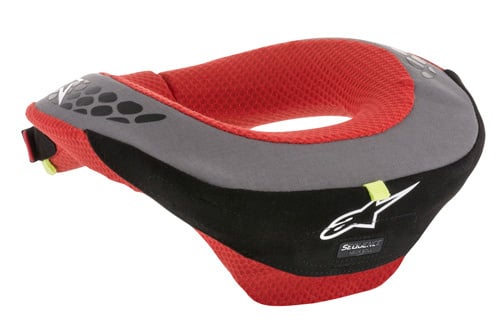 Alpinestars neck support kids Rood