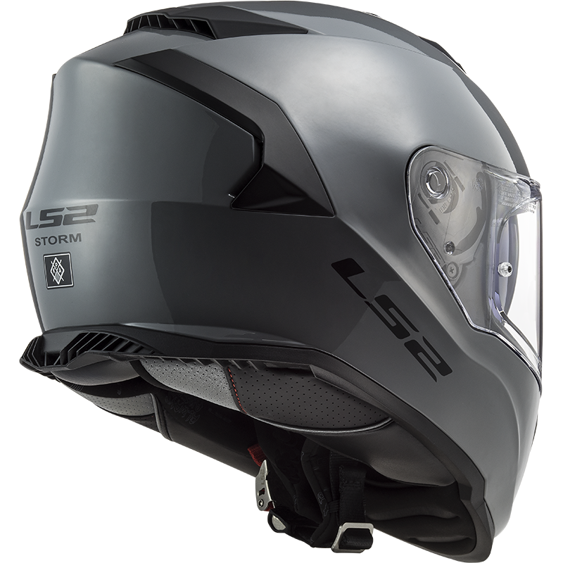 LS2 FF800 Strom II solid - Glans nardo grijs