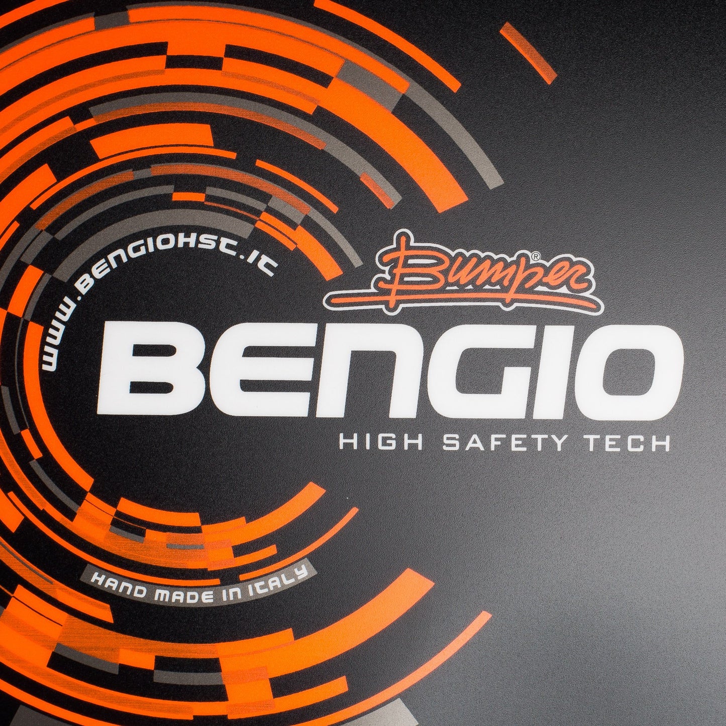 Bengio Stoßstangen-Rippenschutz schwarz/fluoreszierend orange