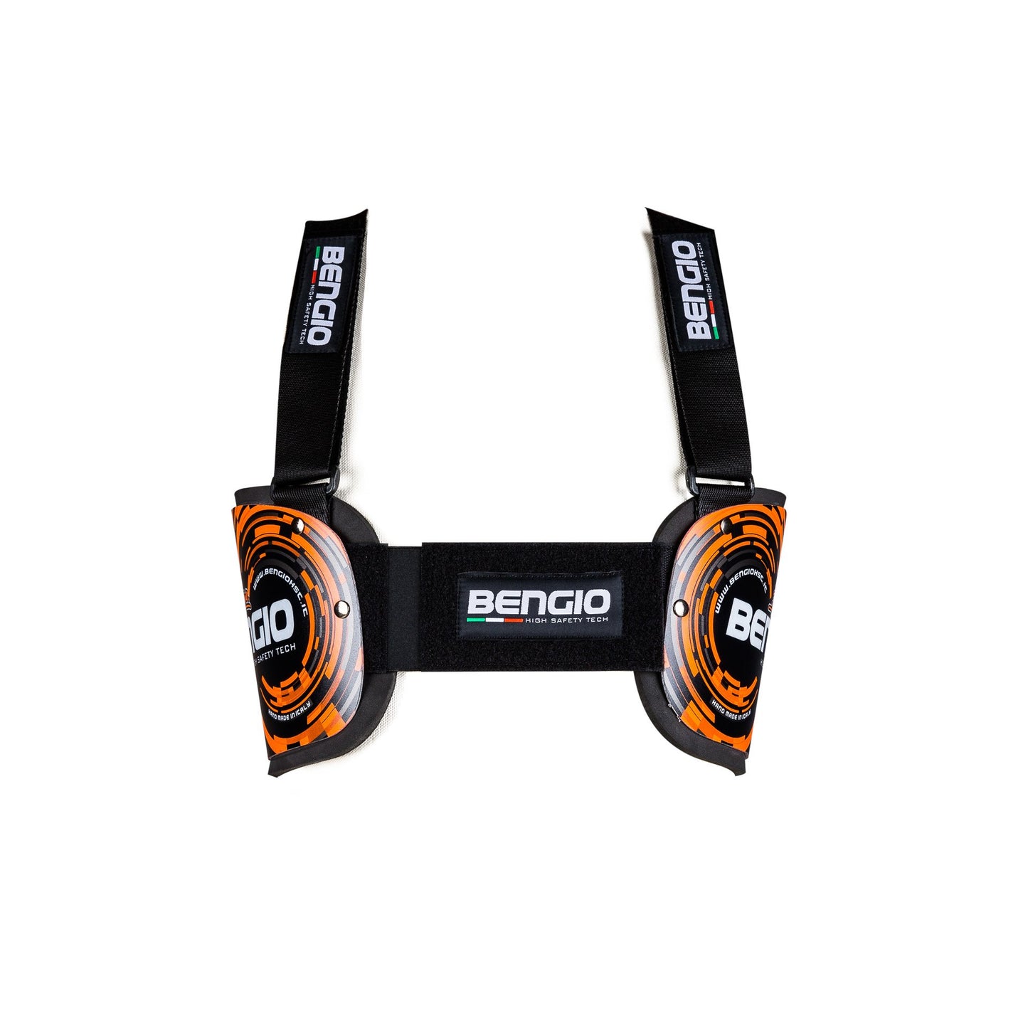 Bengio Stoßstangen-Rippenschutz schwarz/fluoreszierend orange
