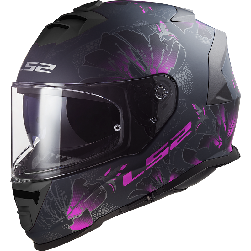 LS2 FF800 Storm II Burst - Matte Black/Pink