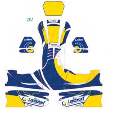 LenzoKart KG 507 / 509 Stickerset