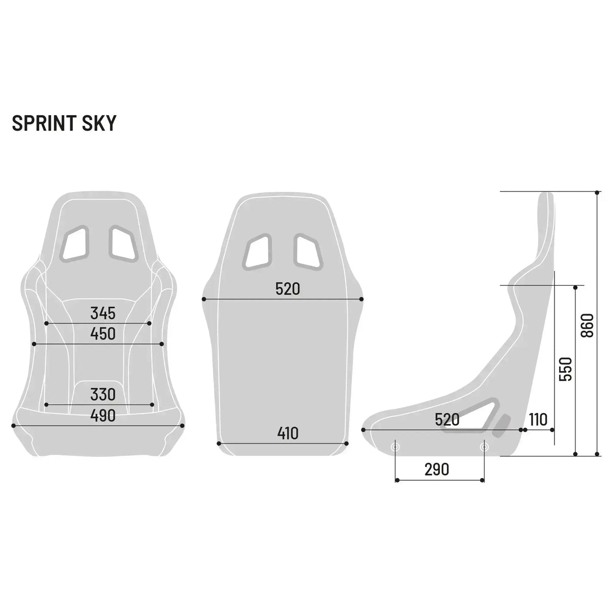 Sparco SPRINT Vinyl
