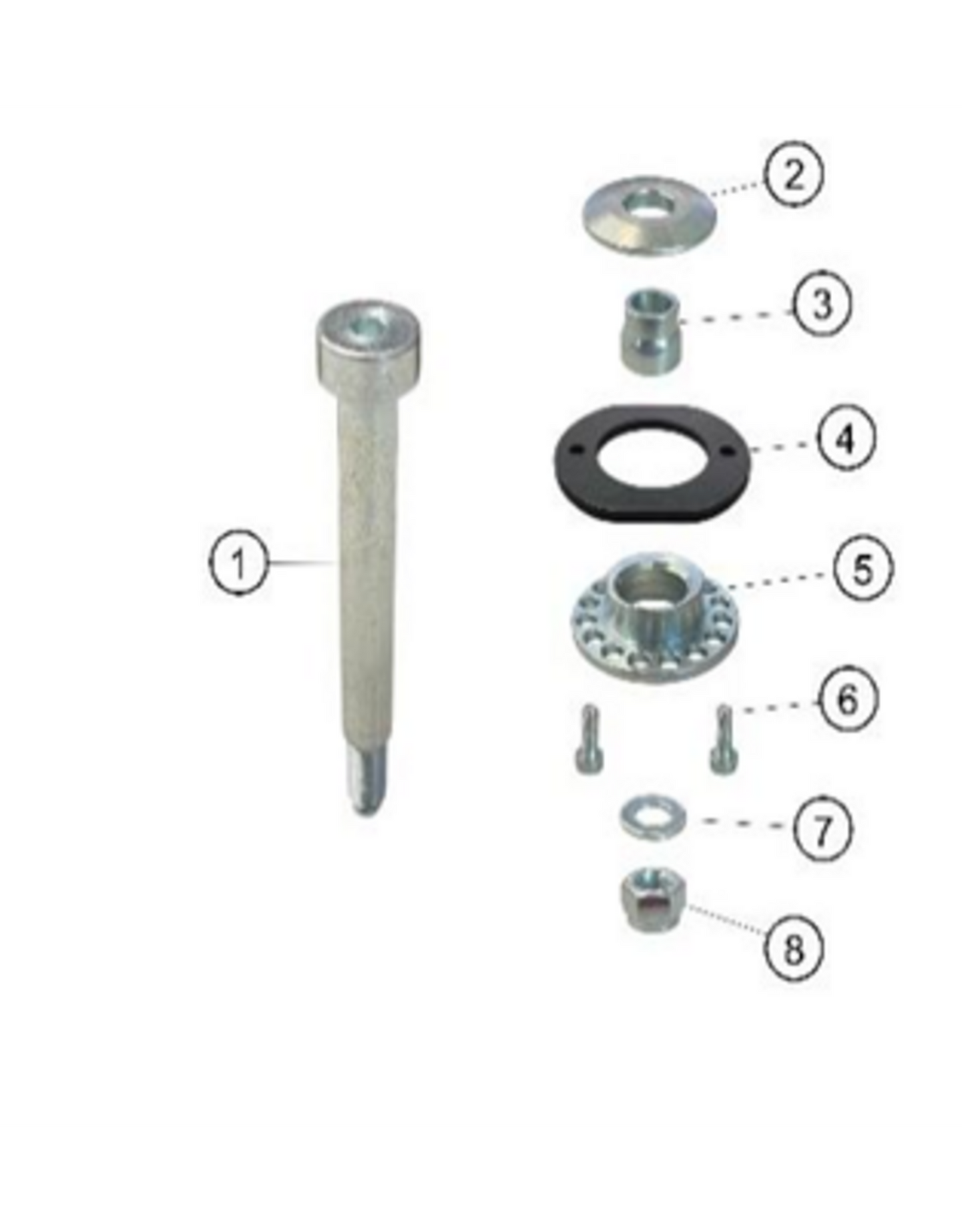 IPK fusee excenter 10mm 2 graden