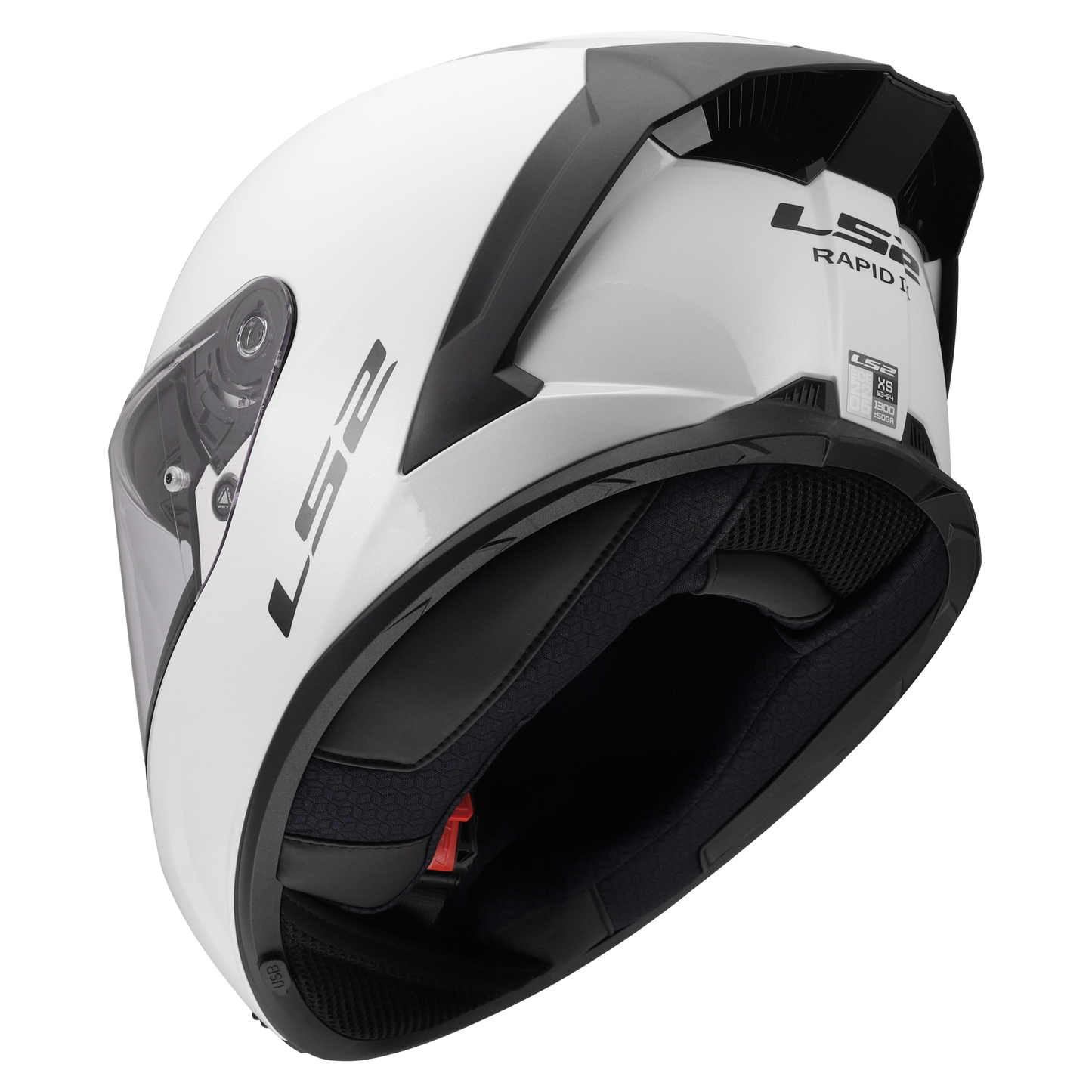 LS2 FF820 Rapid III glans wit