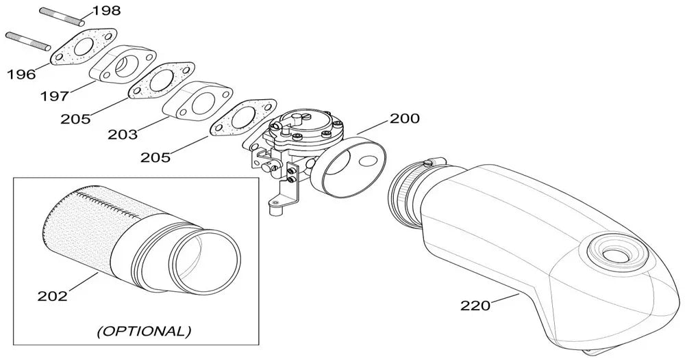 Iame 60cc Tillotson Carburateur HW31A - KartKings
