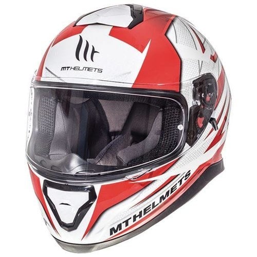 MT helmets Thunder 3 Wit rood