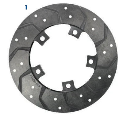 LenzoKart remschijf LKF14 remsysteem 180x17 mm