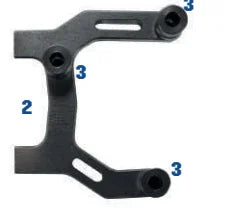 LenzoKart achterremklauw support beugel OK/OKJ/KZ LKF14 - KartKings