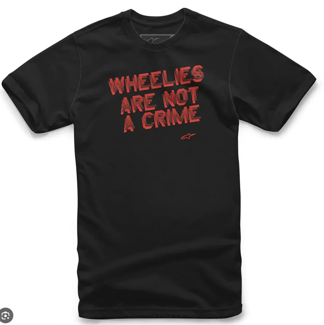Alpinestars Wheelies t-shirt zwart oranje - KartKings