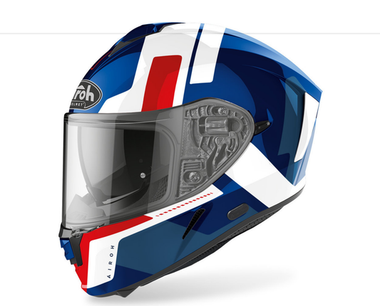 Airoh Spark shogun glans blauw / rood