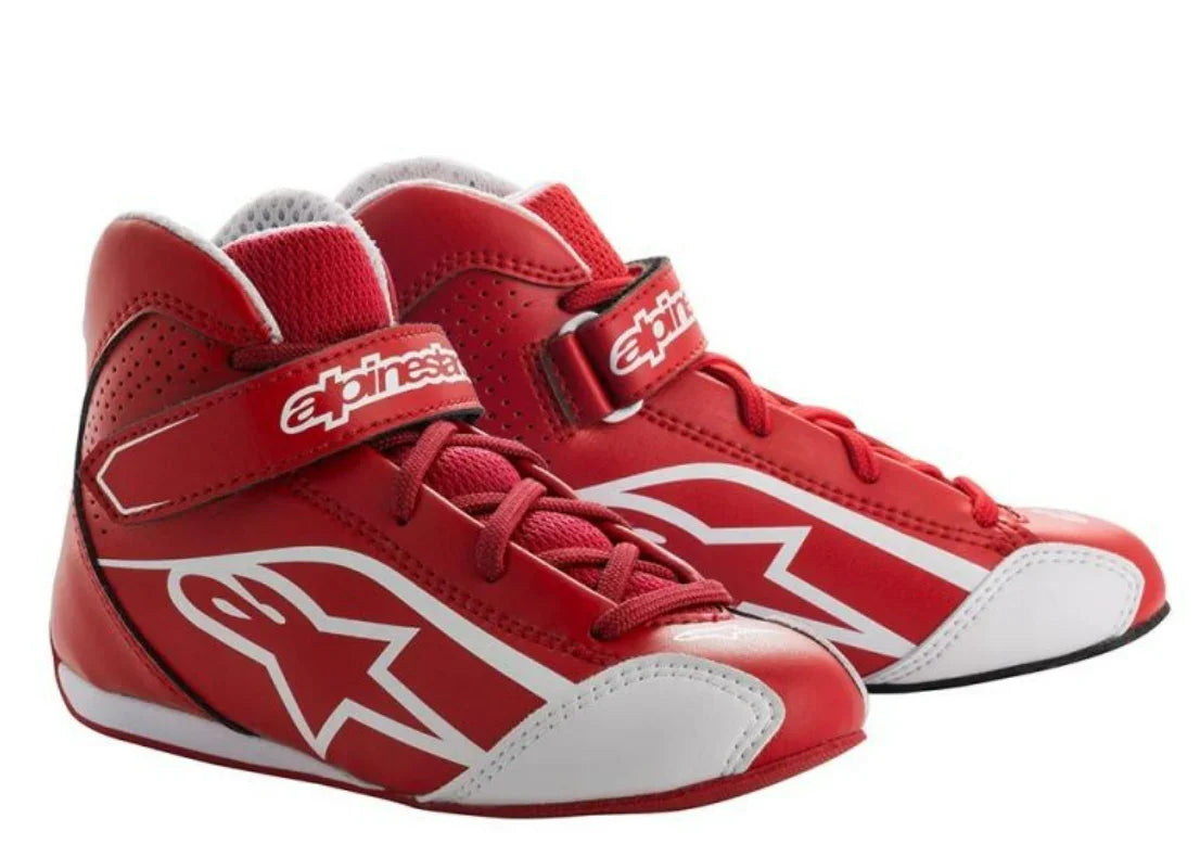 Alpinestars Tech-1 K S schoenen rood/wit - KartKings