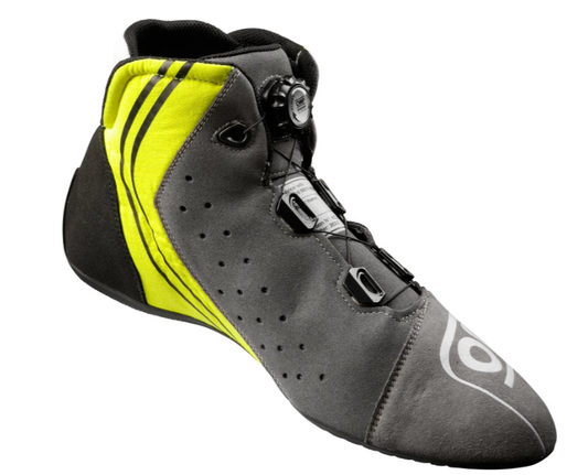 OMP schoenen KS-XR FIA 8877-2022 antraciet / fluor geel