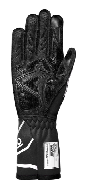 Sparco K -Tide+ (FIA 8877-2022) kart handschoenen Zwart