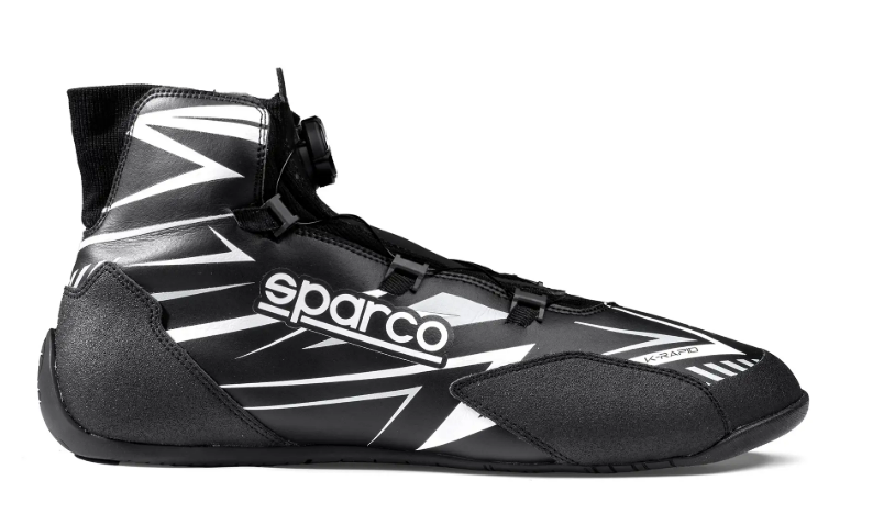 Sparco K-rapid FIA 8877-2022 (mit Schnellverschluss) schwarz/weiß