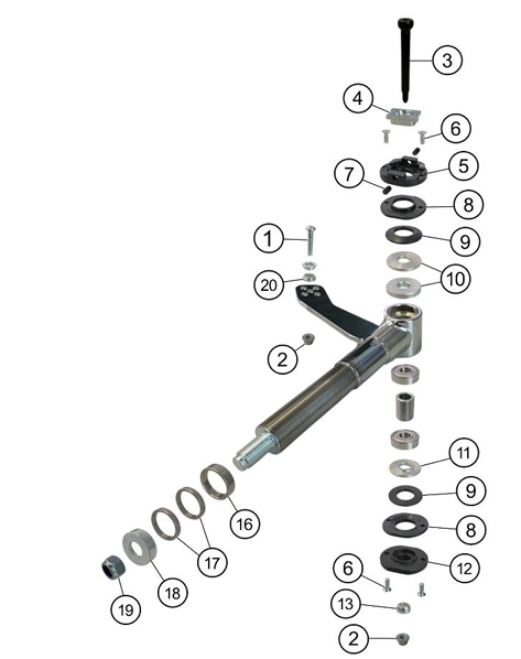 IPK fusee excenter onder plaat CCS