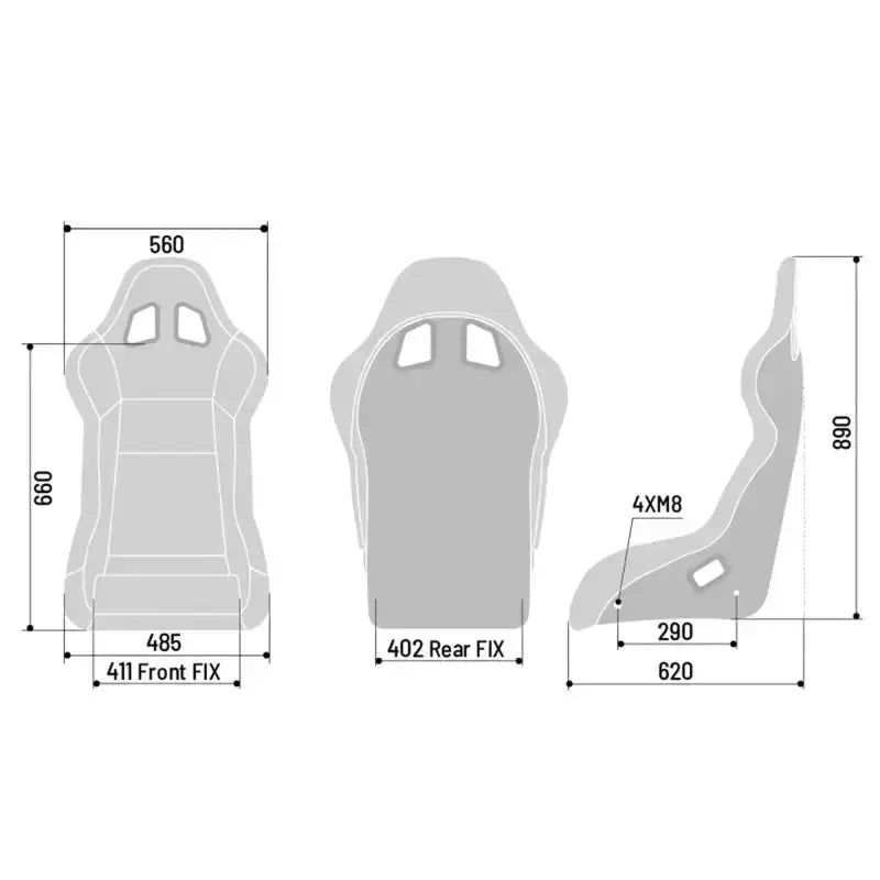 SPARCO EVO QRT FIA SEAT - Black