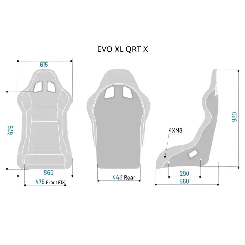 SPARCO EVO QRT X Race Seat - Black