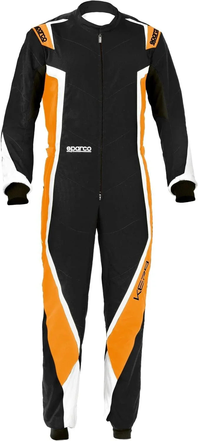 Sparco kerb overall zwart oranje wit - KartKings