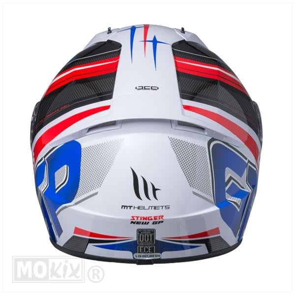 MT Helmets Stinger GP Rot/Blau