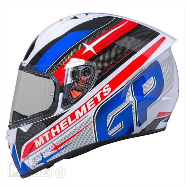MT Helmets Stinger GP Rot/Blau