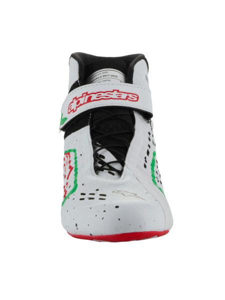 Alpinestars KX V3 FIA kart schoenen wit/groen/rood