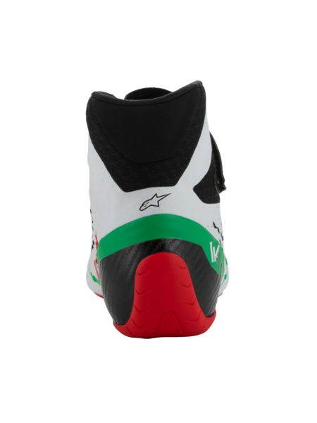 Alpinestars KX V3 Fia-zugelassene Kartschuhe Weiß / Grün / Rot