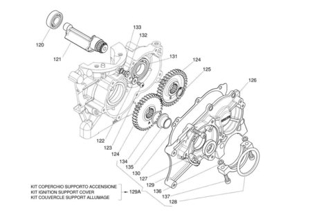 Iame X30 balansas lager 6202 t1xc4