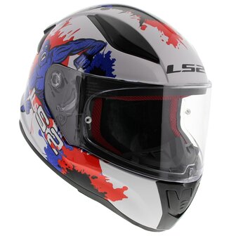 LS2 FF353 Rapid mini Kids helm monster