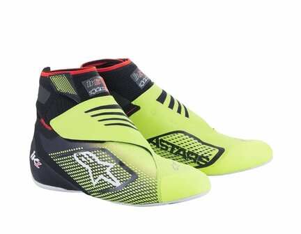 Alpinestars KZ V2 Zwart / Fluor Geel