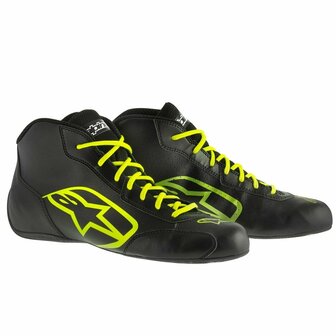 Alpinestars Tech 1-K start zwart / fluor geel