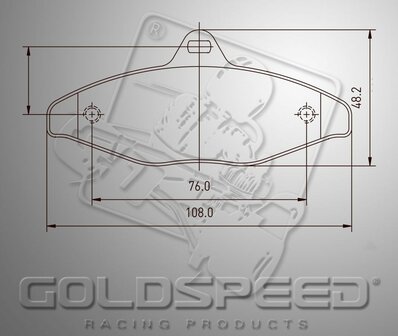 Goldspeed remblok set Type 450