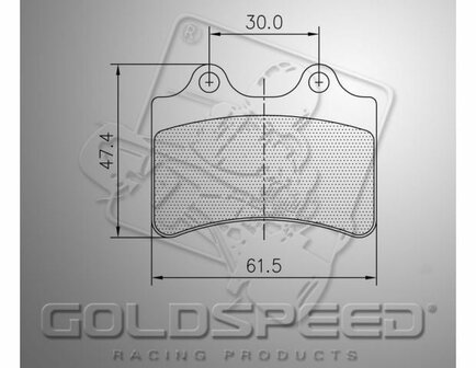 Goldspeed remblok set Type Haase Runner