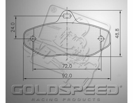 Goldspeed remblok set Type CRG Rental