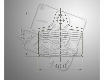 Goldspeed remblok set Type Haase Runner voor