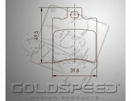 Goldspeed remblok set ENERGY CORSE-KELGATE TYPE FRONT